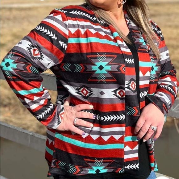 Sterling Kreek Sweaters - NAVAJO SKY CARDIGAN  